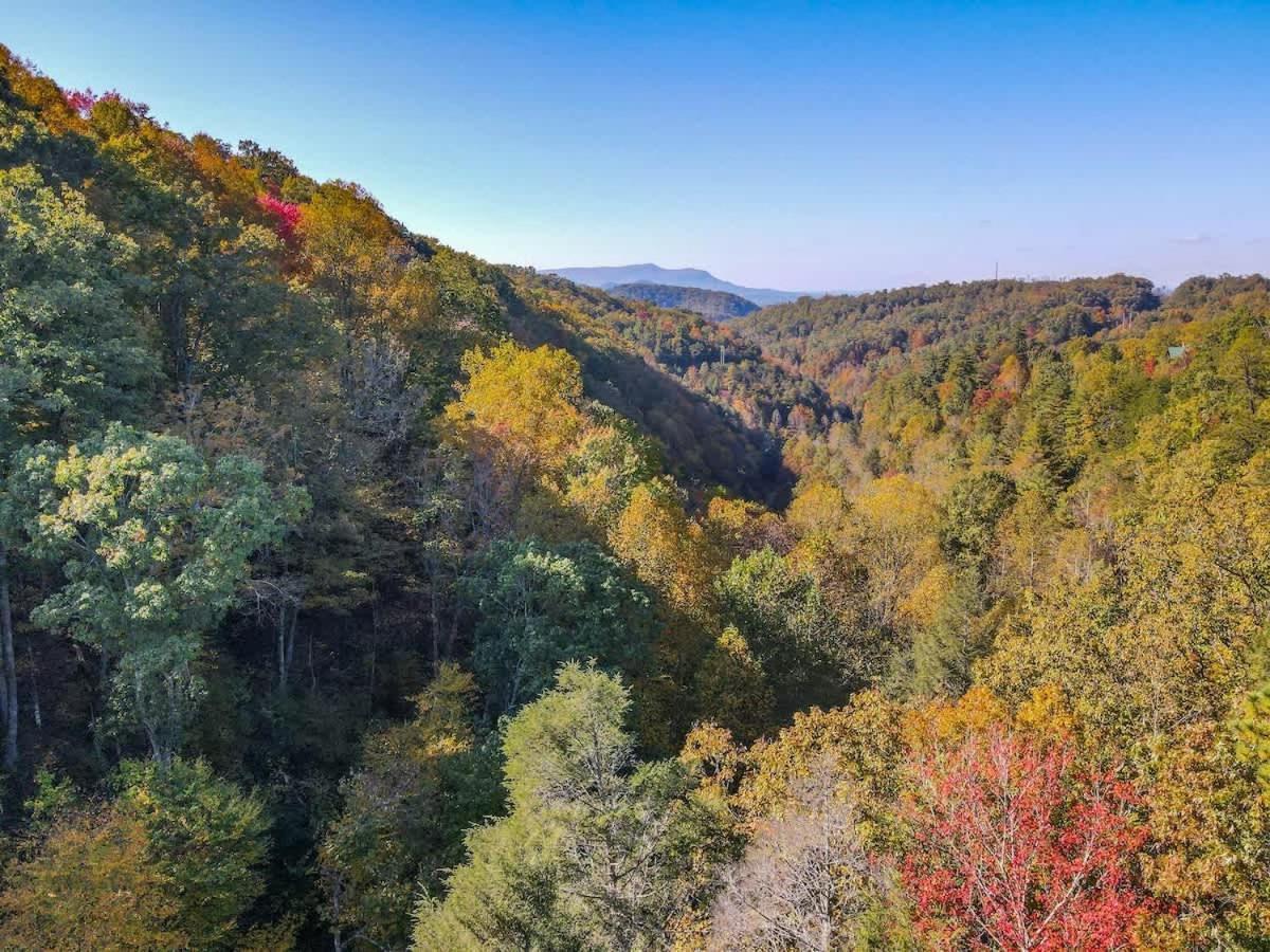Nice View Fireplace, Hot Tub, Porch Bed, Private Sevierville Exteriör bild